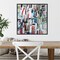 Rainfall by Michelle Daisley Moffitt 22-in. W x 22-in. H. Canvas Wall Art Print Framed in Black